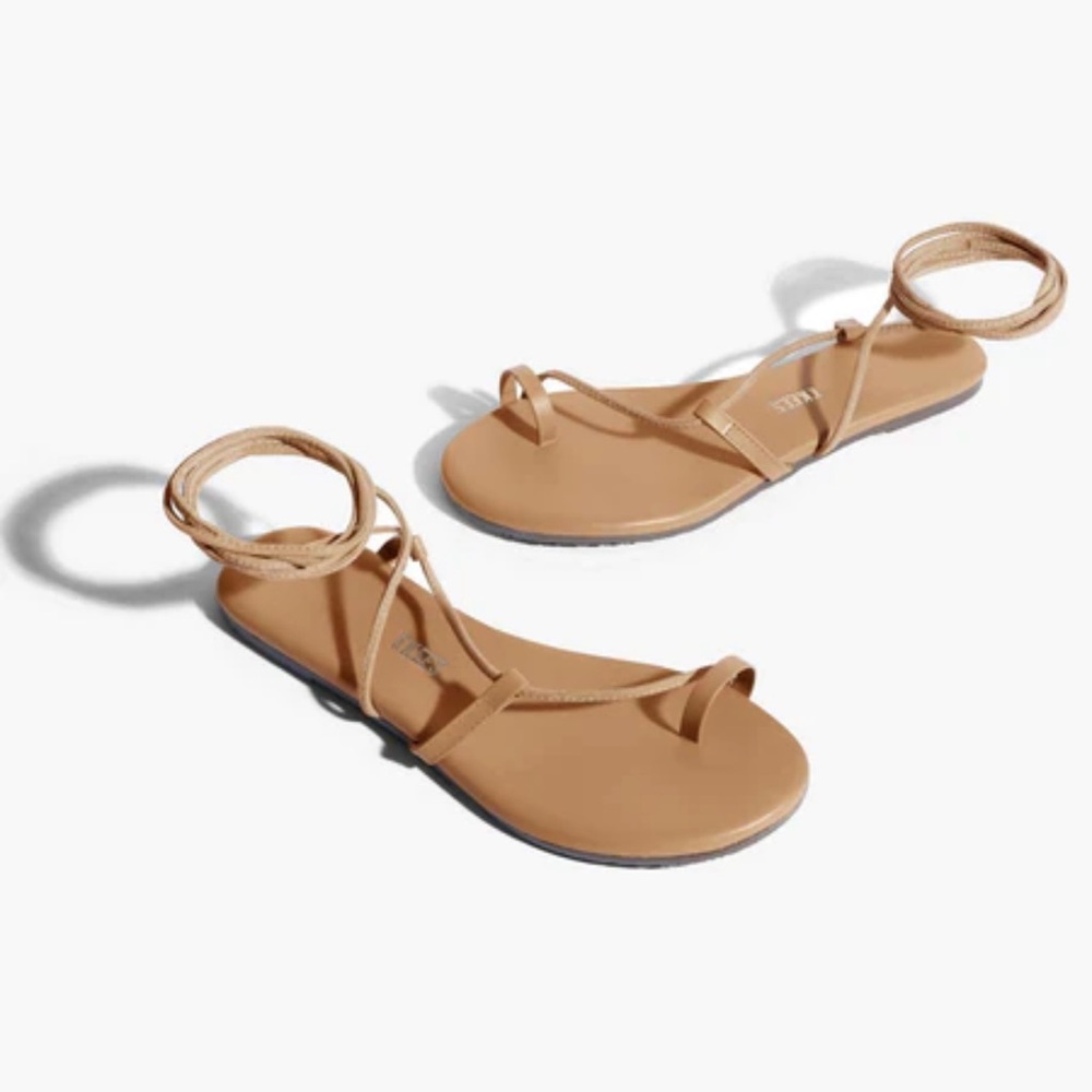 TKEES Tan Minimalist Sandals